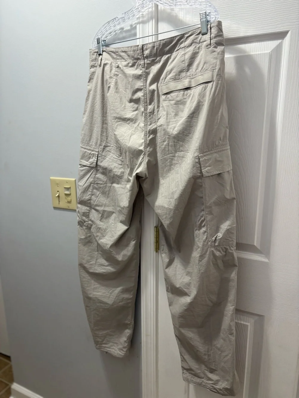 Stone Island Lightweight Type Lo Cargo Pants Size 32 Mens Beige Street Wear